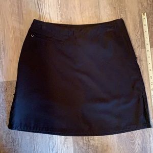 Patagonia stretch hiking skort skirt shorts black